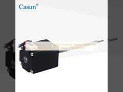 Casun Nema 8 7.5V 40 mN.m 0.6Amp Stepper Motor dengan Encoder Stepping Motor untuk Peralatan Medis