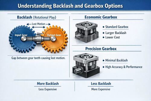 Blog perusahaan terbaru tentang Penjelasan Backlash: Gearbox Ekonomi vs. Presisi