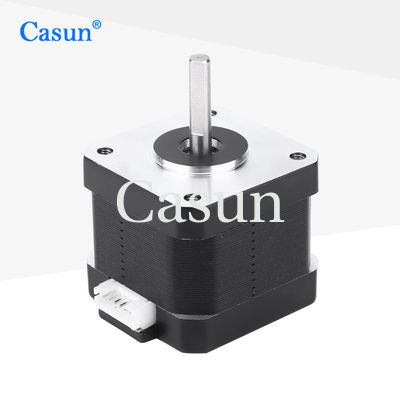 Harga bagus Torsi Tinggi Bipolar 1,8 derajat 42X42mm NEMA 17 Hybrid Step Motor untuk CNC Kit On line