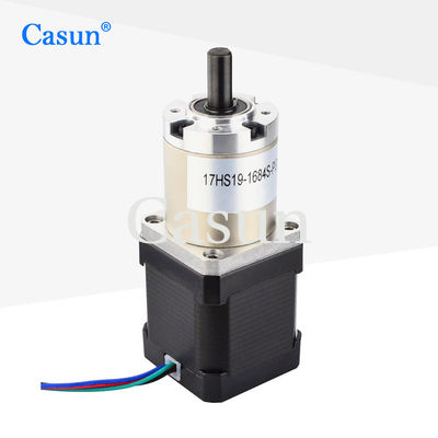 Harga bagus Rasio pengurangan gir 99,5/1 Planetary Stepper Motor 0.44mN.m NEMA 17 untuk Cnc Robot Arm On line