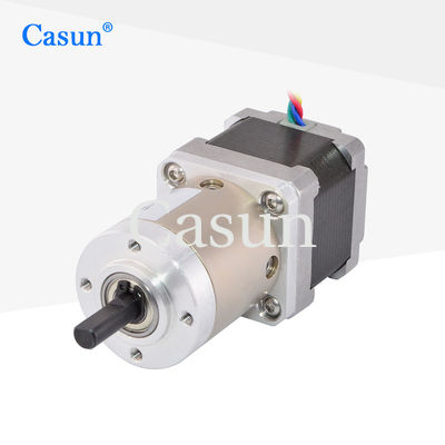 Harga bagus NEMA 14 Double Shaft Stepper Motor dengan Gearbox 19/1 35*35*28mm On line