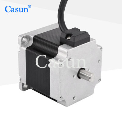 Harga bagus NEMA 23 Stepper Motor 54mm Body 1.26N.m 2.8A Dual Shaft For CNC On line