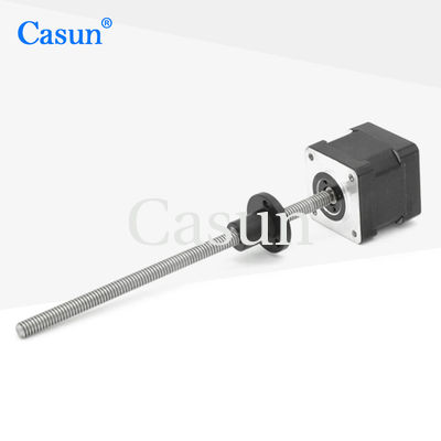 Harga bagus 0.4Amp NEMA 14 Hybrid Stepper Motor Tr5*1 P1 Micro Step Motor Untuk Mesin Otomasi On line