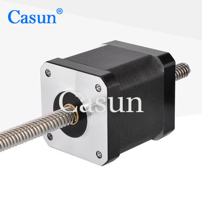 Harga bagus 48mm Body 450mN.M Non Captive Stepper Motor Tr5*2 NEMA 17 Untuk Instrumen Medis On line