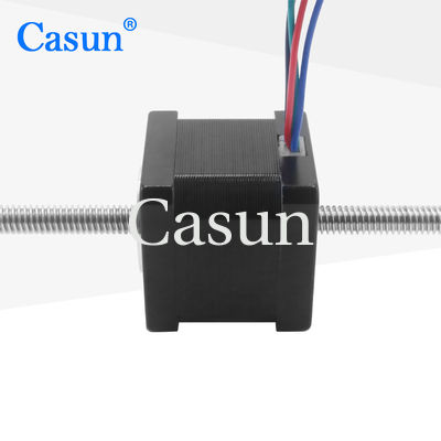 Harga bagus Linear Nema 14 Non Captive Stepper Motor Lead Screw Tr6.35 35mm Untuk Peralatan Otomasi On line