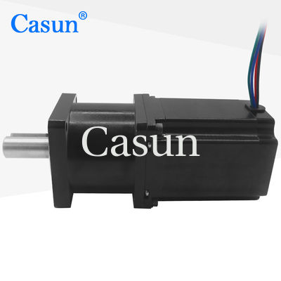 Harga bagus NEMA 23 stepper motor dengan planetary deceleration 76mm tubuh pengurangan rasio 5:1 On line
