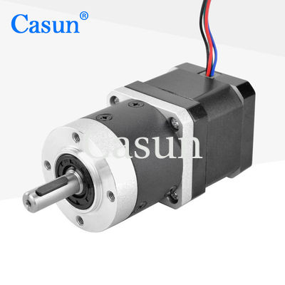 Harga bagus 2.8V 1.6Amp Nema 17 Gear Reduction Motor 390mNm 42mm Stepper Motor On line