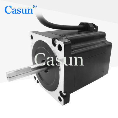 Harga bagus 3 Phase 1.2 Degree Dual Shaft Stepper Motor Nema 34 Micro 86*86*98mm 5N.M For Equipment On line