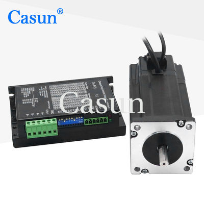 Harga bagus Nema 24 Brake Stepper Motor 4.1N.M 1.5kg 24mm Length Shaft On line