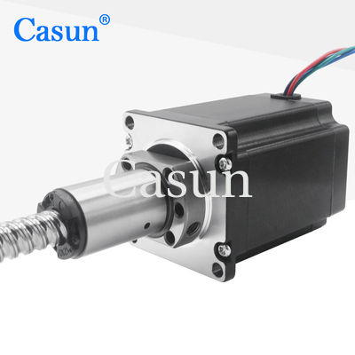 Harga bagus 2000mNm 4A NEMA 23 Ball Screw Stepper Motor Hybrid Linear Actuator 76mm 24mm On line