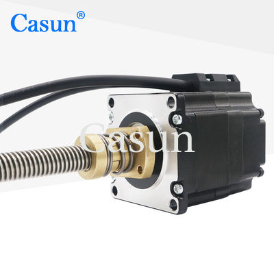 Harga bagus NEMA 23 Lead Screw Captive Stepper Motor With Encoder 2.0A On line