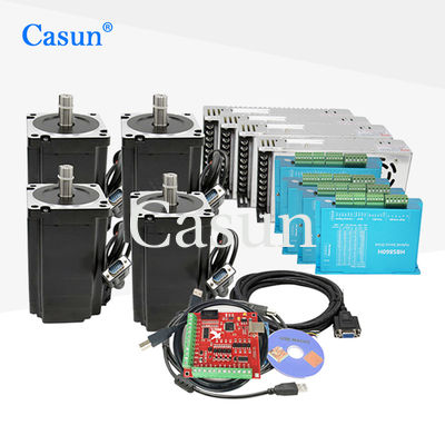 Harga bagus Mesin laser Kit 86x86x107mm 4.5N.M NEMA 34 Closed Loop Stepper Motor Kit Driver PSU Mach3 On line