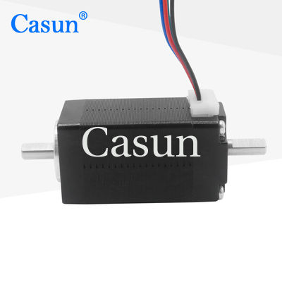 Harga bagus 1.8 Degree NEMA 8 Dual Axis Stepper Motor 20*20*38mm 40mN.M  ROHS On line