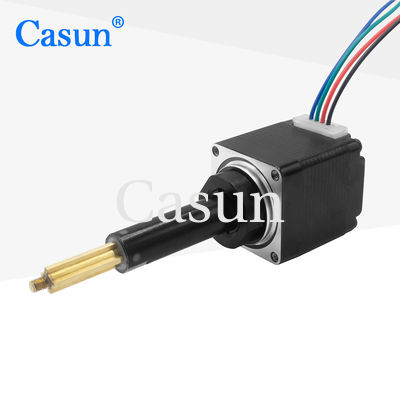 Harga bagus 0.01mm / Step 0.42A NEMA 11 Captive Stepper Motor For Medical Equipment On line