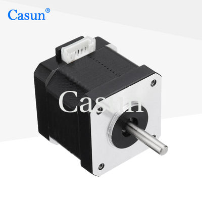 Harga bagus NEMA 17 Dual Axis Stepper Motor 34mm Body 1.33A 0.32N.m Dengan CE RoHS On line