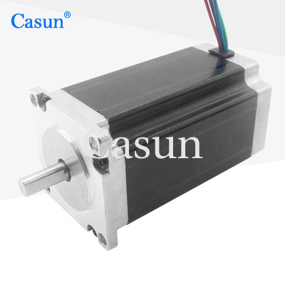 Harga bagus 57x57x100mm NEMA 23 Stepper Motor Dual Shaft 4.2A Untuk Sistem Otomasi On line
