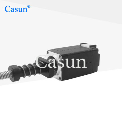 Harga bagus NEMA 8 Non Captive DC Stepper Motor 38mm Body Tr5×2 For Beauty Equipment On line