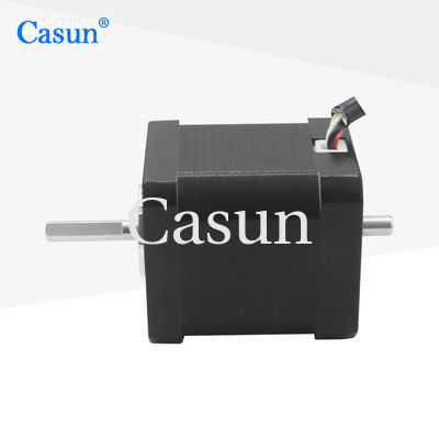 Harga bagus NEMA 17 Dual Axis Stepper Motor 48mm Body 2.0A 0.59N.m With Mechanical Equipment On line