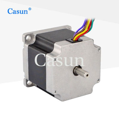 Harga bagus Dual Shaft 1.8 Degree 4 Phase 1.26N.m DC NEMA 23 Hybrid Stepper Motor CNC Robot On line