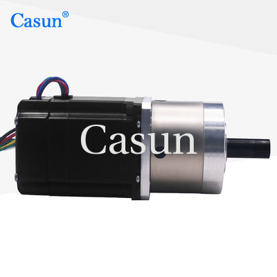 Harga bagus Nema 23 Motor Stepper Bergerak Dengan 4.25Ratio Stepper Motor Untuk Mesin CNC On line
