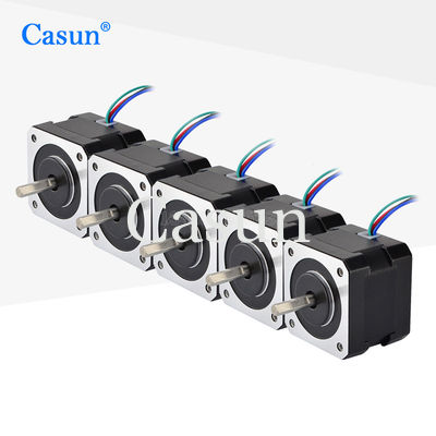 Harga bagus 40mm 2 Phase 12V NEMA 17 Stepper Motor dengan suhu sekitar -20 derajat C sampai 50 derajat C On line