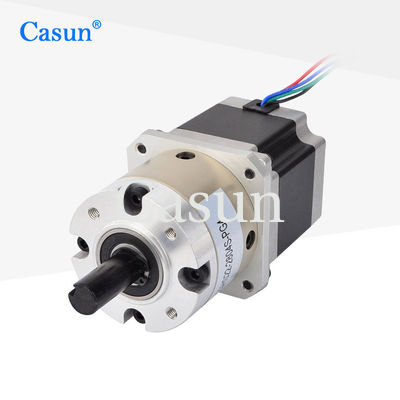 Harga bagus NEMA23 Ratio 4/1 Planetary Gearbox Stepper Motor With Gearbox For Cnc Mechanical Arm On line