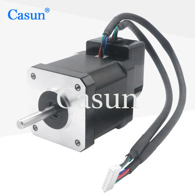 Harga bagus 1.8 Degree 2 Phase NEMA 42 Stepper Motor with Encoder 42*42*48mm 0.55N.m 4 Wires On line