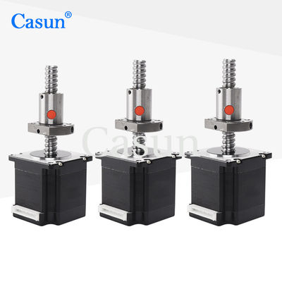 Harga bagus 0.5Amp Nema 11 Bola sekrup Rod Stepper Motor 32mN.M Linear Stepper Motor On line