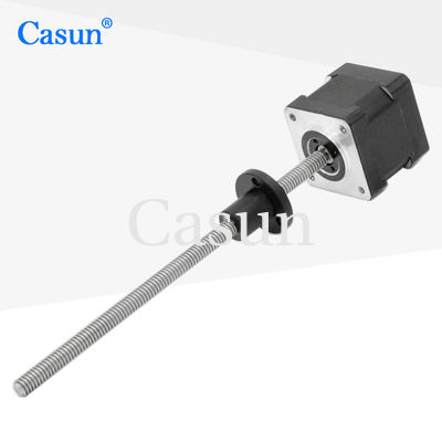 Harga bagus 200mN.M NEMA 14 Motor Stepper Dengan Sekrup Timah Tr8x8 P2 Motor Stepper Captive Untuk Peralatan Madecal On line