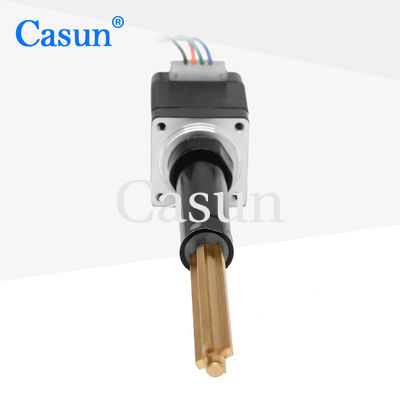 Harga bagus Black Lead Screw Stepper Motor Linear Actuator NEMA 11 Helical Pitch 38.1mm For Dispenser On line