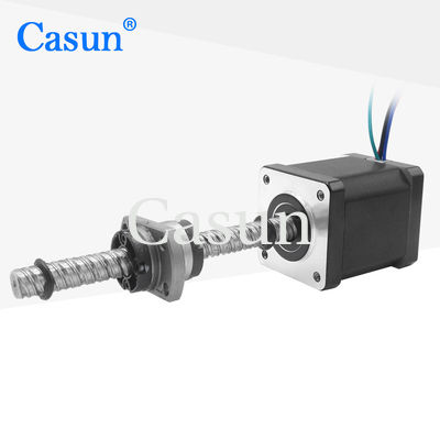 Harga bagus 4.05V 1.5A 1.8 Tingkat 2 Fase NEMA 14 Linear Stepper Motor 35x35mm Sekrup Bola On line