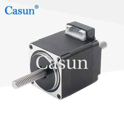 Harga bagus 28*28*33mm NEMA 11 Linear Stepper Motor 50mN.M 0.67A Untuk peralatan tekstil On line
