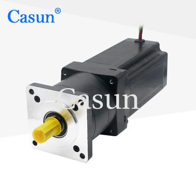 Harga bagus 149mm Nema 34 Geared Stepper Motor with Large Reduction Ratio 10 1 Planetary Gearbox On line