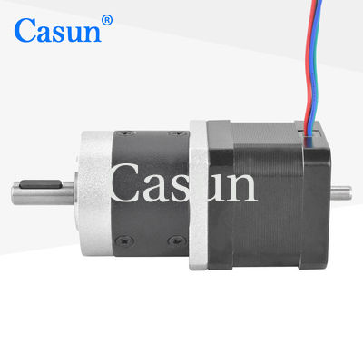 Harga bagus NEMA 17 Rasio 10/1 Planetary Gear Stepping Motor 40mm Body Untuk Kendaraan Cerdas On line