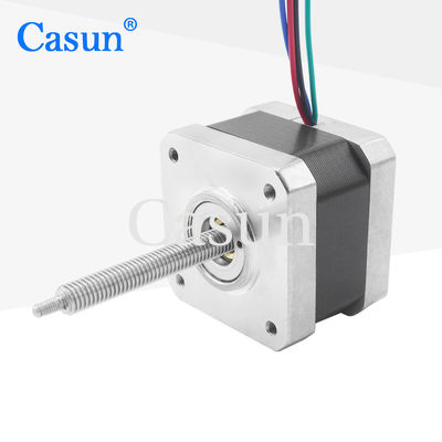 Harga bagus 1.2A 3V Nema 17 Non Captive Stepper Motor Untuk Mesin CNC ROHS On line
