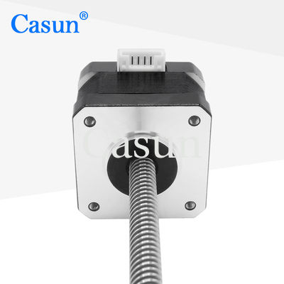 Harga bagus External Drive Screw Linear Motor NEMA 17 Dengan CE ROHS Untuk Otomasi Laboratorium On line