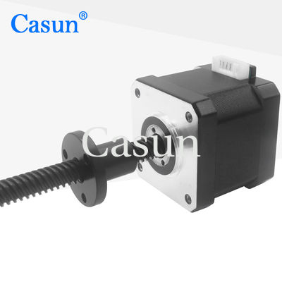 Harga bagus 1.8 Tingkat NEMA 17 Stepper Motor Tr8*4 40mm Body 2.0A Untuk Pengolahan Mekanis On line