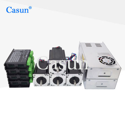 Harga bagus Casun 2 Phase Nema 23 hibrida stepper motor 57x57x56mm 1.2N.m torsi tinggi 2.8A dengan 4 sumbu / 3 sumbu untuk CNC untuk mesin Ukiran On line