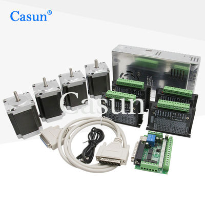 Harga bagus Nema 34 Stepper Motor Kit 3 Axis 12N.M CNC High Resolution Stepper Motor On line