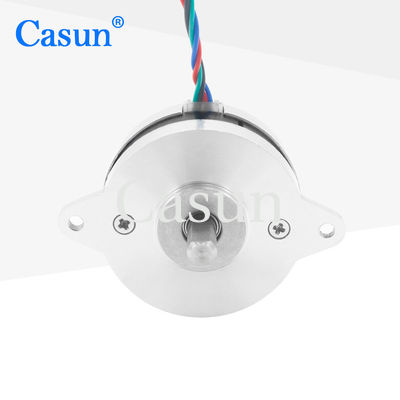 Harga bagus 1.8 Tingkat 2 Fase NEMA 14 Flat Stepper Motor 70mN.M 0.3A Untuk Mesin SMT On line