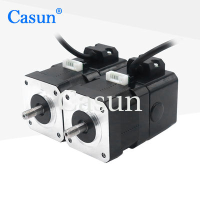 Harga bagus 1.0A NEMA 17 Stepper Motor With Encoder 42*42*40mm 12V DC 4 Wires For Robot On line