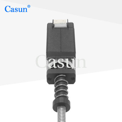 Harga bagus Nema 8 Motor Stepper Screw Lead Dengan Panjang poros 32mN.m yang dapat disesuaikan Keakuratan Tinggi Untuk Perangkat Medis On line